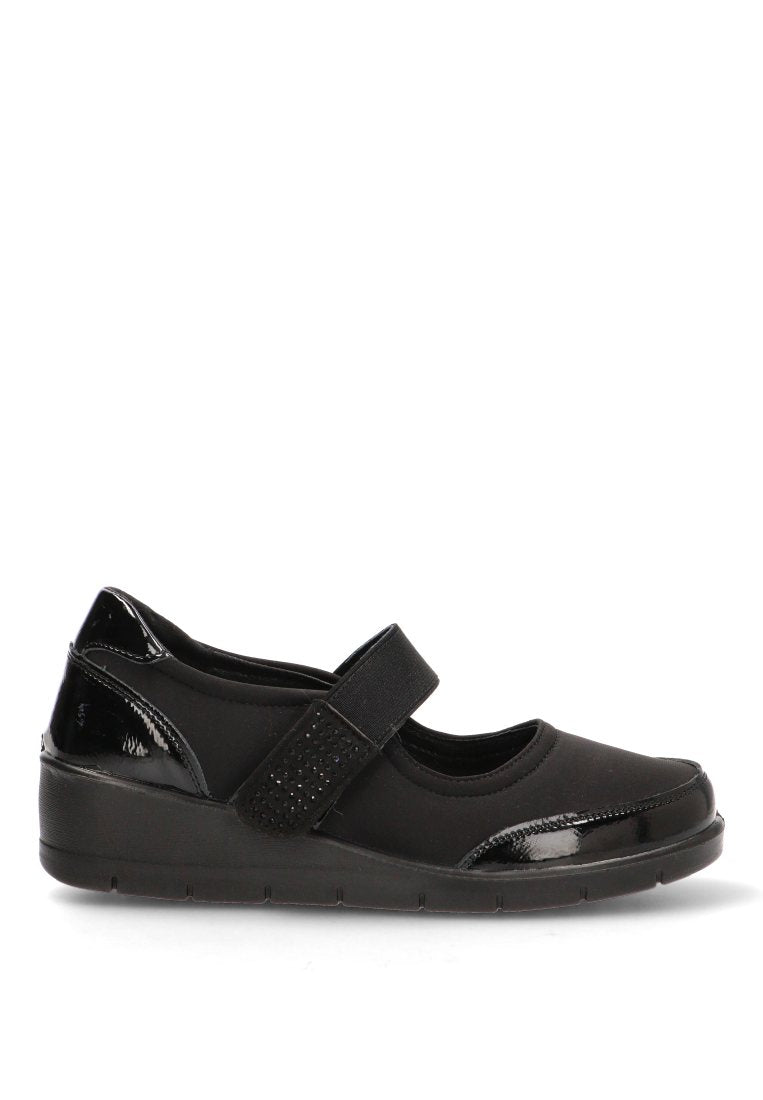 MERCEDITA VELCRO BRILLOS THEA 60019 ARMONY MUJER NEGRO
