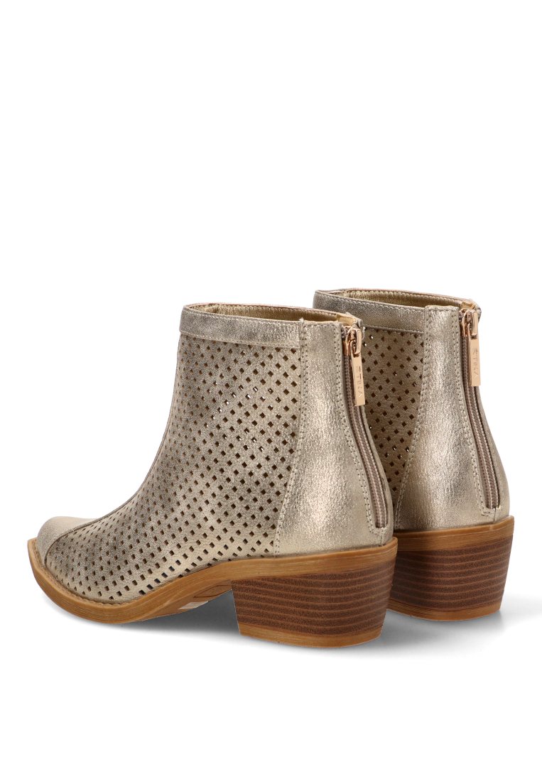 BOTINES CALADOS ORO PROME 31129 ETIKA MUJER ORO