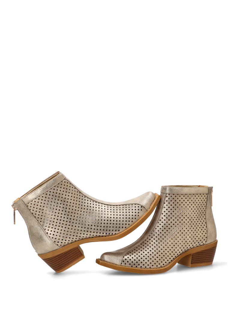 BOTINES CALADOS ORO PROME 31129 ETIKA MUJER ORO