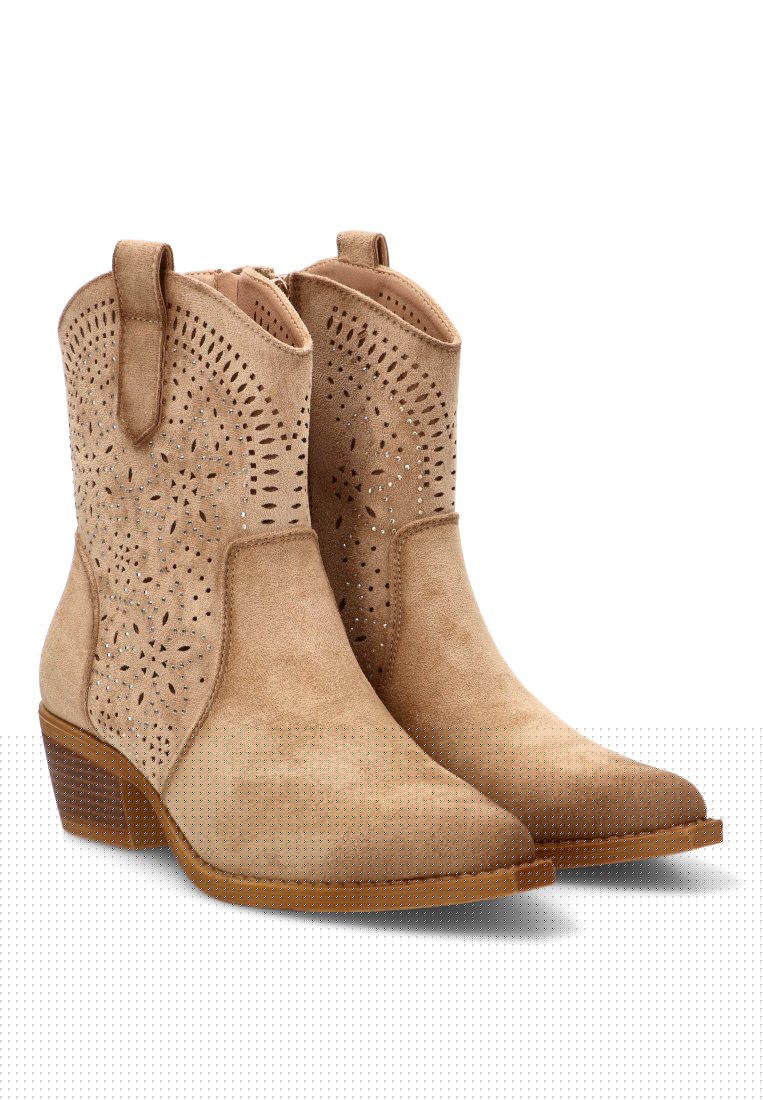 BOTINES CALADOS ZENICE 31126 ETIKA MUJER TAUPE