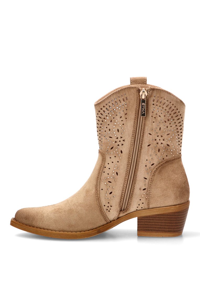 BOTINES CALADOS ZENICE 31126 ETIKA MUJER TAUPE