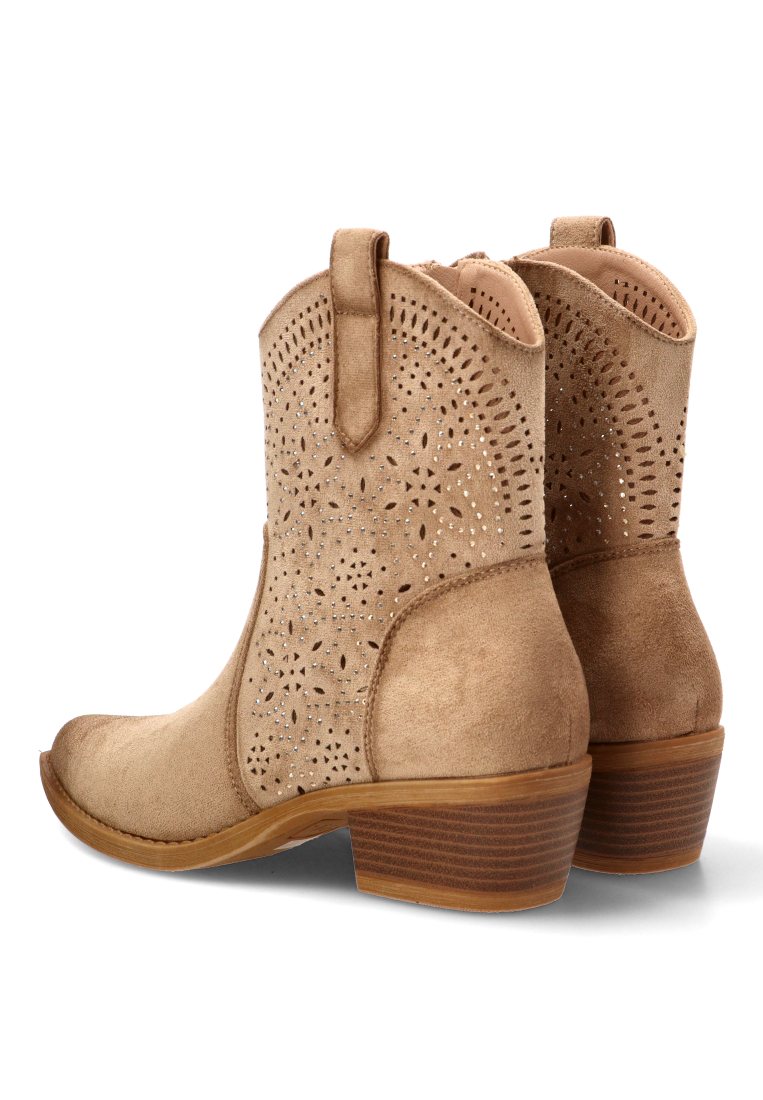BOTINES CALADOS ZENICE 31126 ETIKA MUJER TAUPE