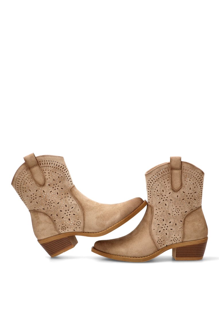 BOTINES CALADOS ZENICE 31126 ETIKA MUJER TAUPE