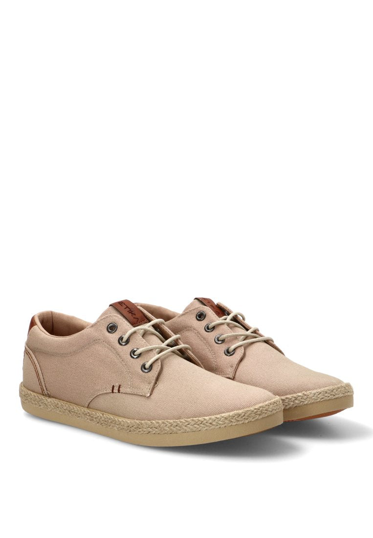 ZAPATILLA LONA CORDONES VENTUOSO 82046 ETIKA HOMBRE TAUPE