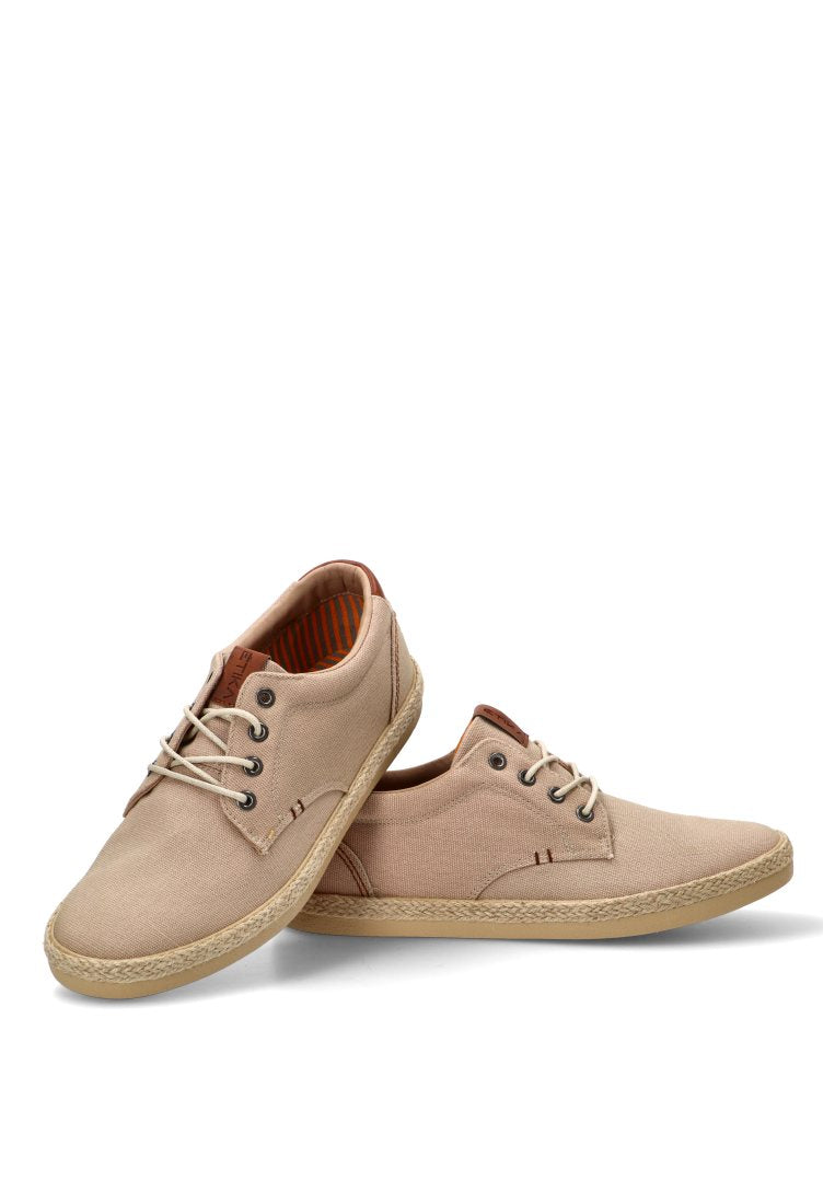 ZAPATILLA LONA CORDONES VENTUOSO 82046 ETIKA HOMBRE TAUPE