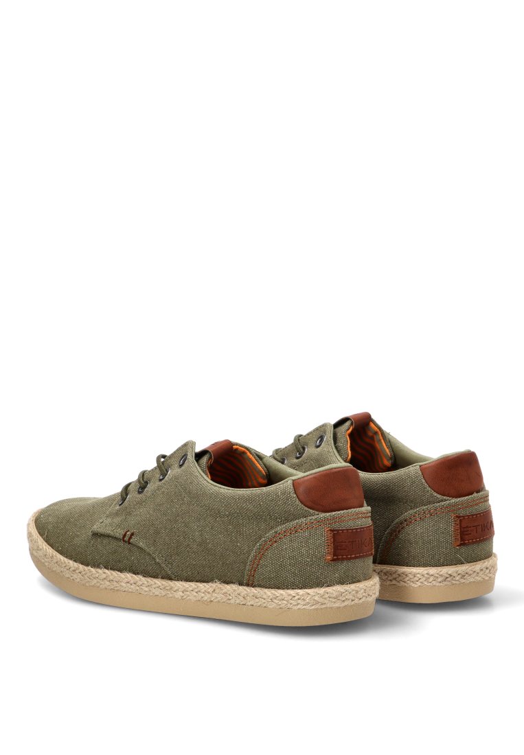 ZAPATILLA LONA CORDONES VENTUOSO 82046 ETIKA HOMBRE KAKHI