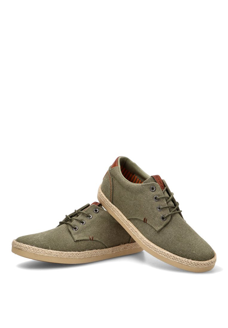 ZAPATILLA LONA CORDONES VENTUOSO 82046 ETIKA HOMBRE KAKHI