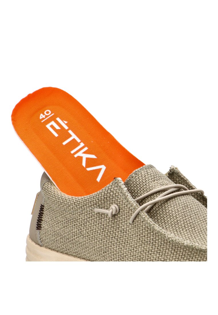 MOCASiN CORDONERAS 82048 ETIKA HOMBRE BEIGE