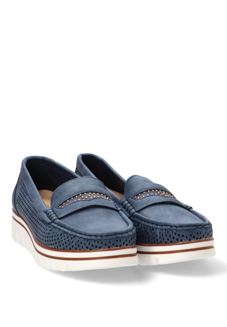 MOCASINES CALADOS 68010 ARMONY MUJER AZUL