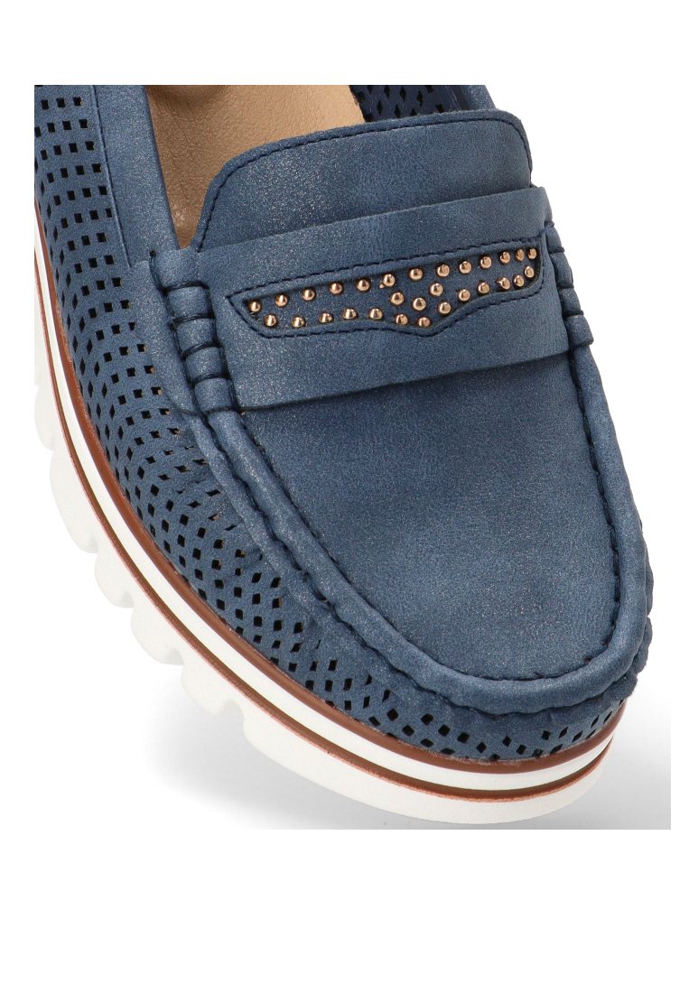 MOCASINES CALADOS 68010 ARMONY MUJER AZUL