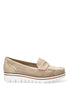 MOCASINES CALADOS 68010, ARMONY MUJER, BEIGE Beige