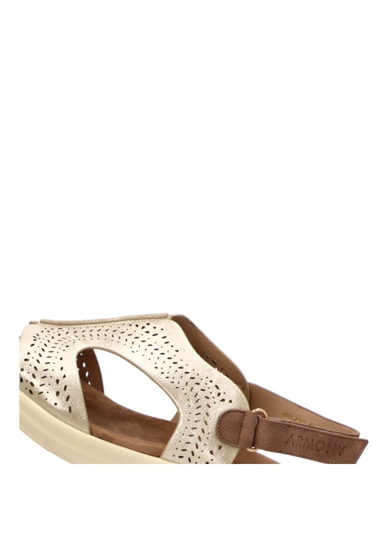 SANDALIA CALADA ORO ALISIO 40019 ARMONY MUJER ORO