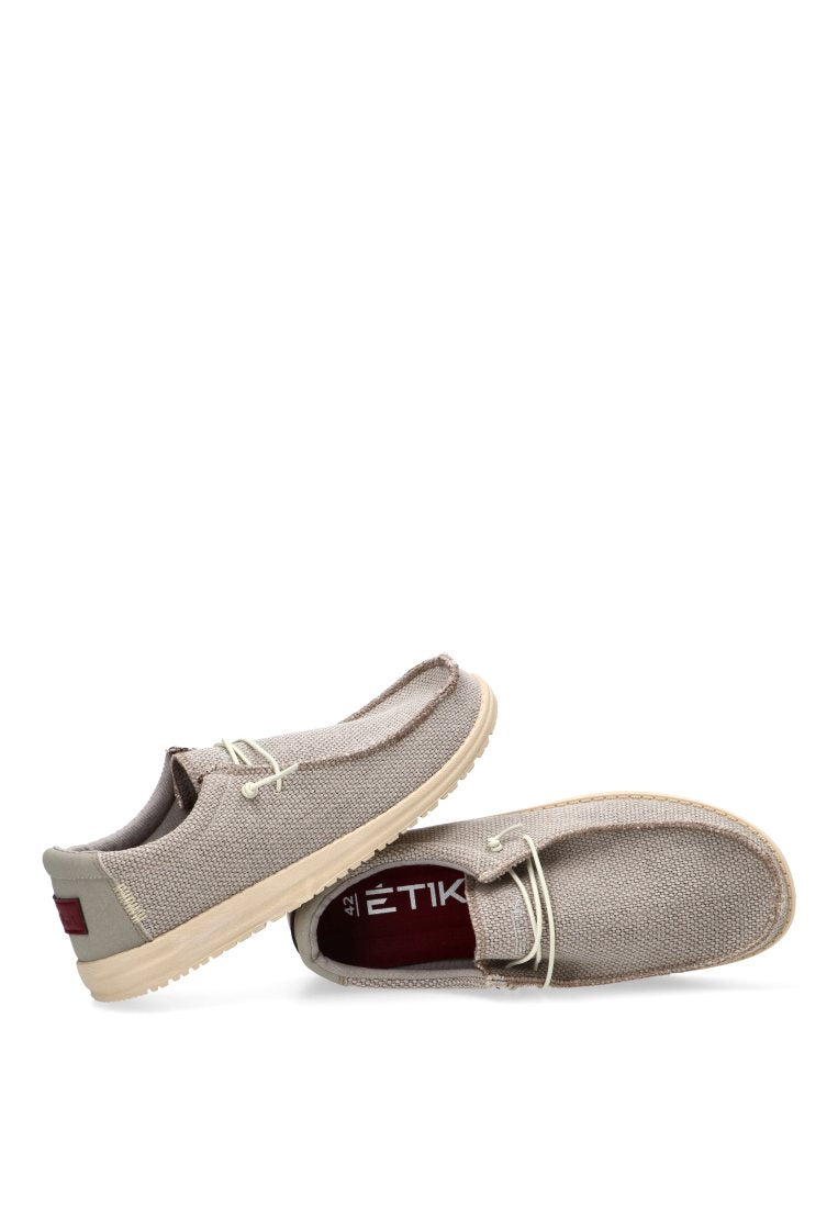 MOCASIN CORDONES 82048 ETIKA HOMBRE GRIS