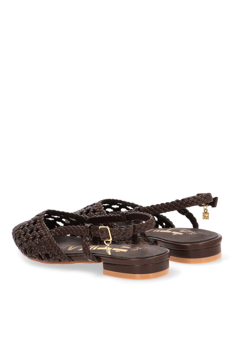 BAILARINA TRENZADA BRAIDA 10130 ETIKA MUJER CHOCOLATE