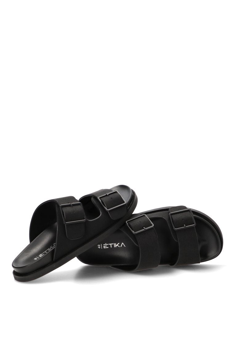 SANDALIA HEBILLAS NAMMOS 41027 ETIKA HOMBRE NEGRO