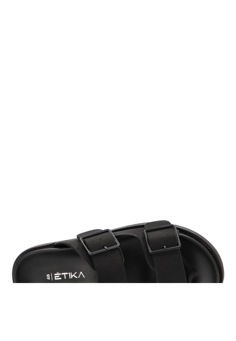 SANDALIA HEBILLAS NAMMOS 41027 ETIKA HOMBRE NEGRO