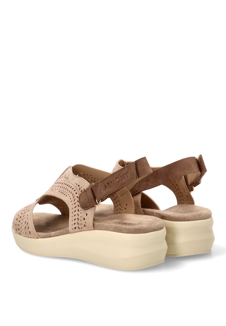 SANDALIA CALADA ALISIO 40019 ARMONY MUJER BEIGE