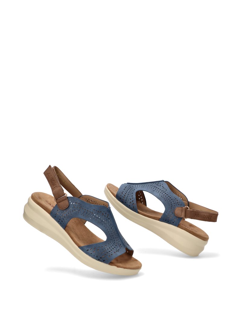 SANDALIA CALADA ALISO 40019 ARMONY MUJER AZUL
