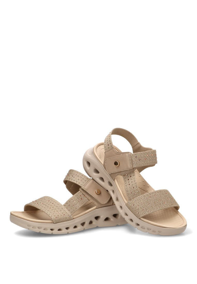 SANDALIA CONFORT BRILLO LUNAMAR 01 40015 ARMONY MUJER TAUPE