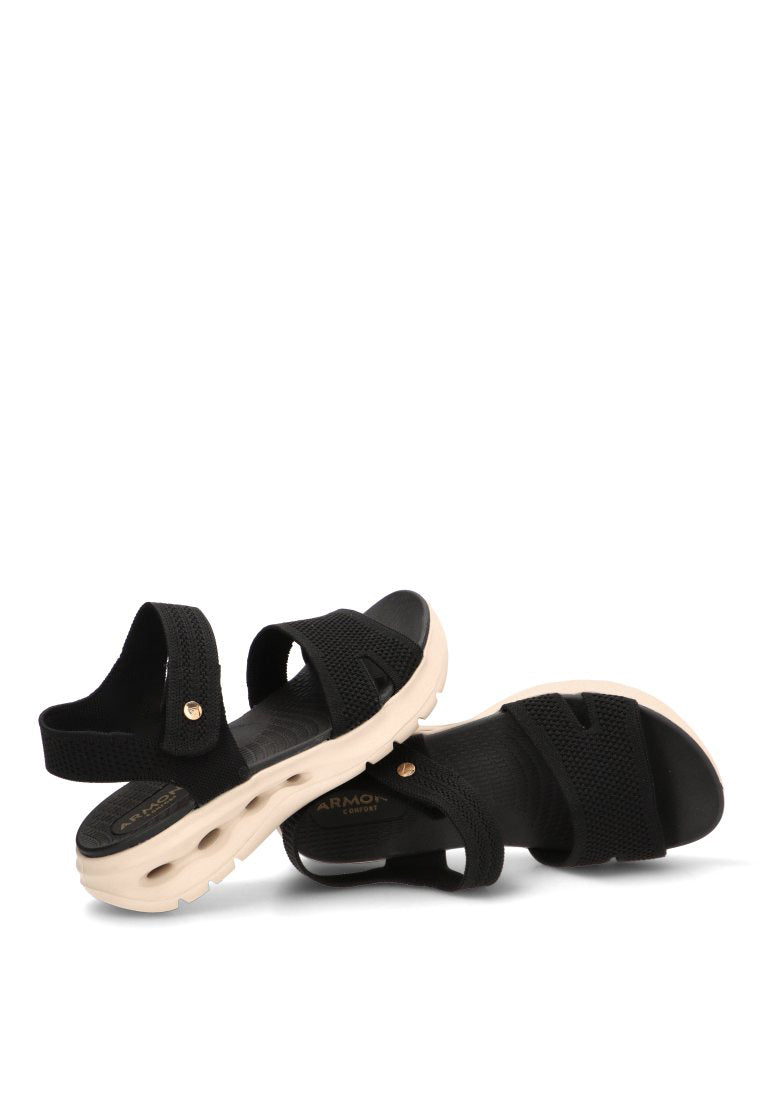 SANDALIAS OASIS 40013 ARMONY MUJER NEGRO