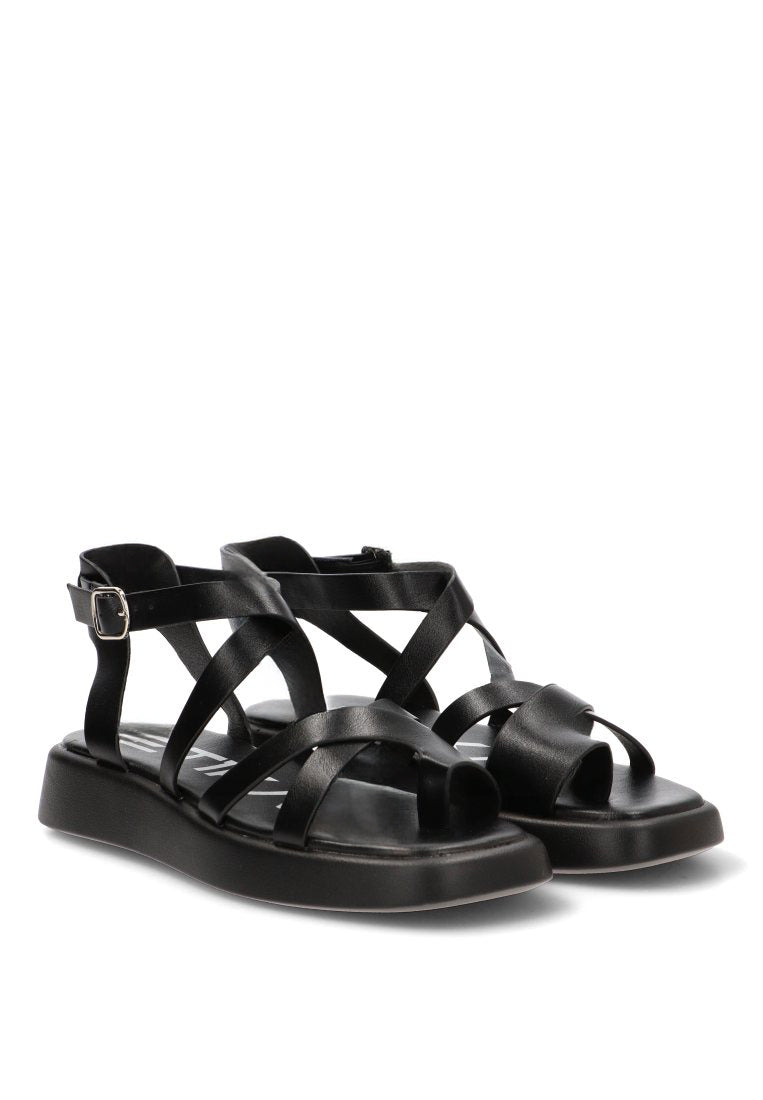 SANDALIAS NEGRO GAMBETTA 10144 ETIKA MUJER NEGRO