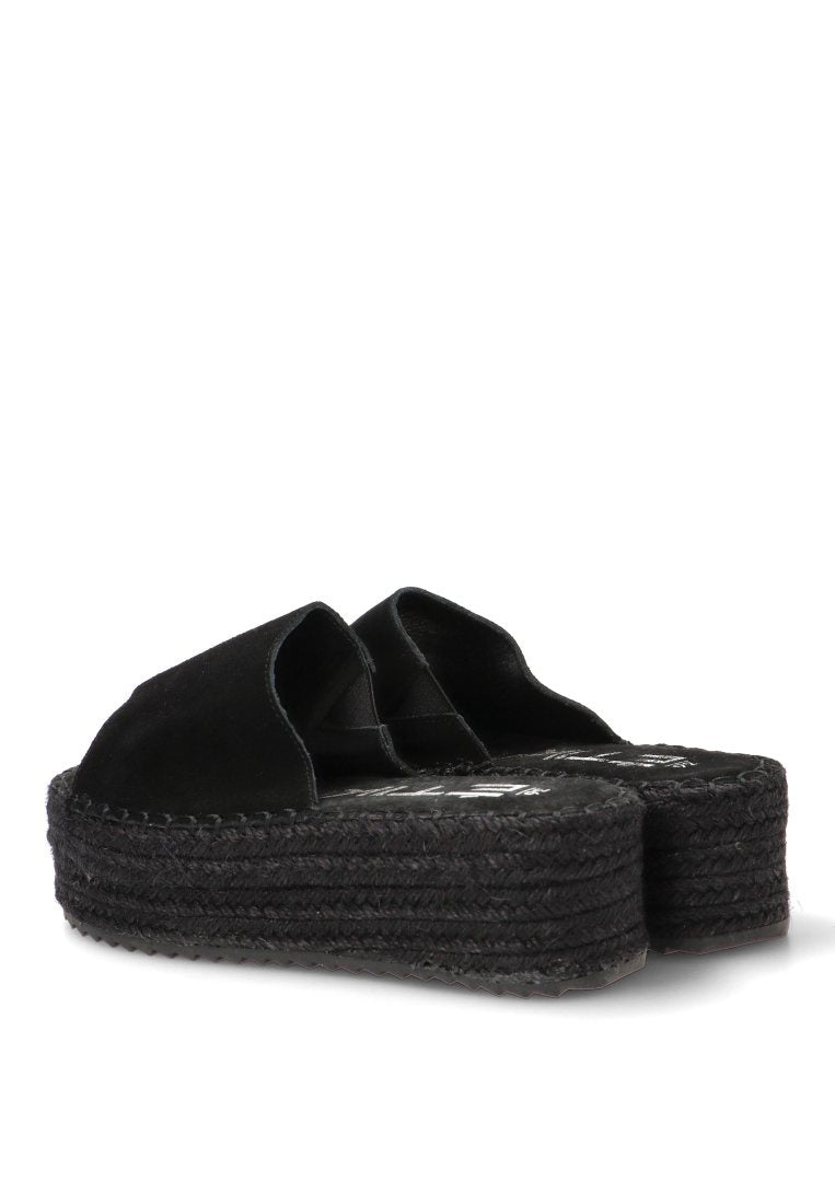 SANDALIA DE PALA ABAMA 10056 ETIKA MUJER NEGRO