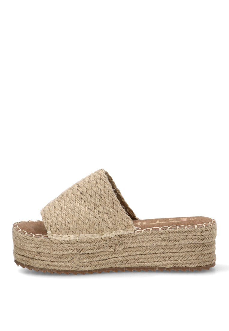 SANDALIA DE PALA ABAMA 10056 ETIKA MUJER NATURAL