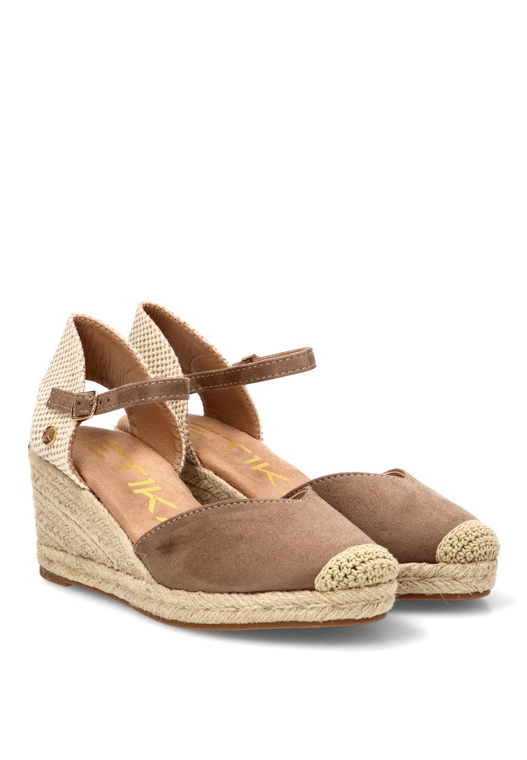 ESPARTEyA CON CUyA MEDIA LA REYA 20010 ETIKA MUJER TAUPE