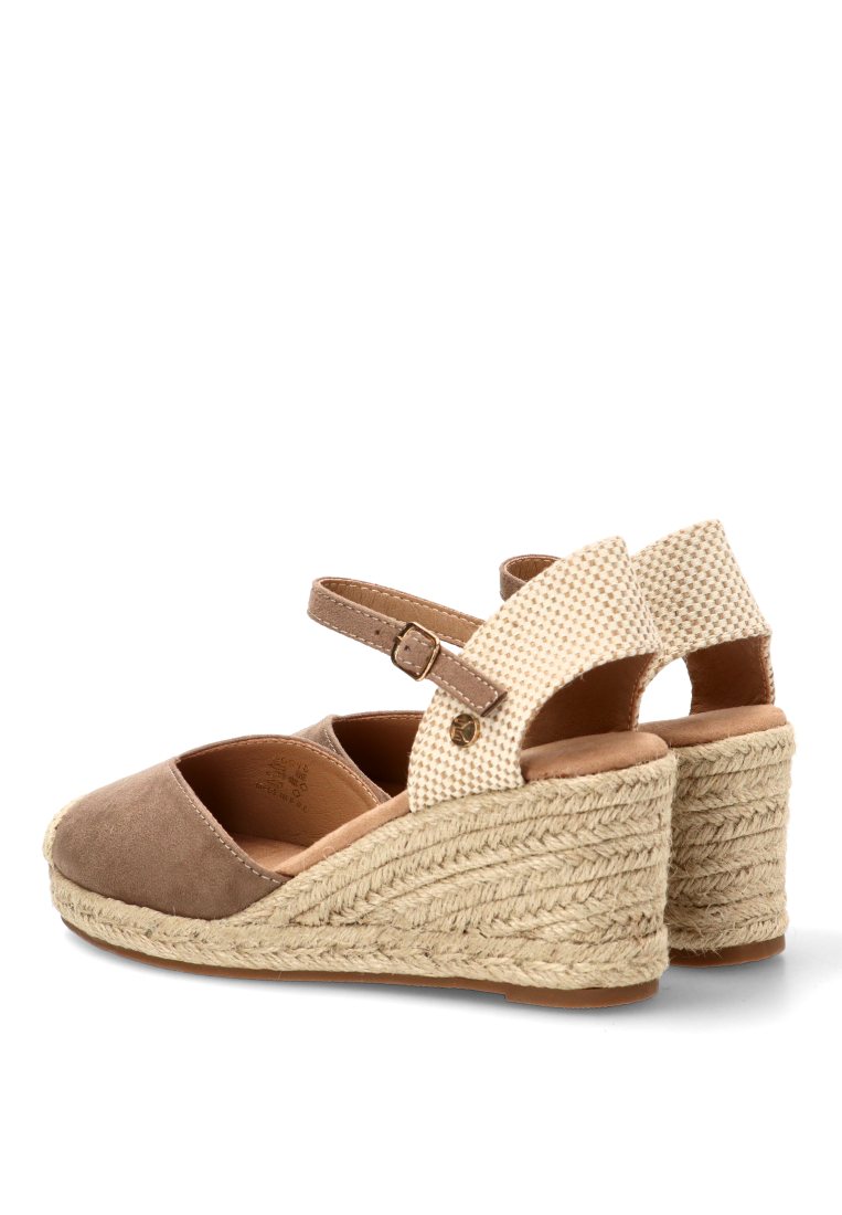 ESPARTEyA CON CUyA MEDIA LA REYA 20010 ETIKA MUJER TAUPE