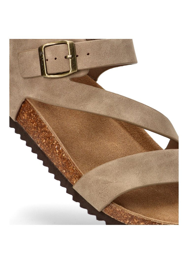 SANDALIA BIO CRUZADA ETIKA 41021 MONDELLO, HOMBRE MARRÓN