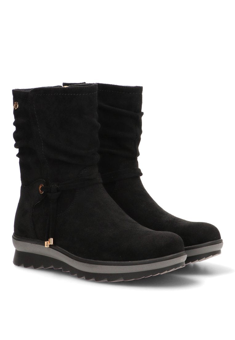 BOTIN ARRUGADO ANGER 02 11112 ETIKA, MUJER NEGRO