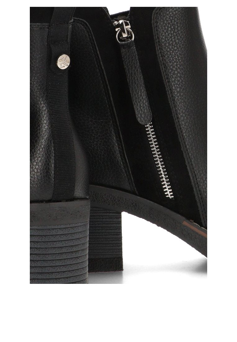 BOTIN CREMALLERA ANYA 32024 ETIKA, MUJER NEGRO