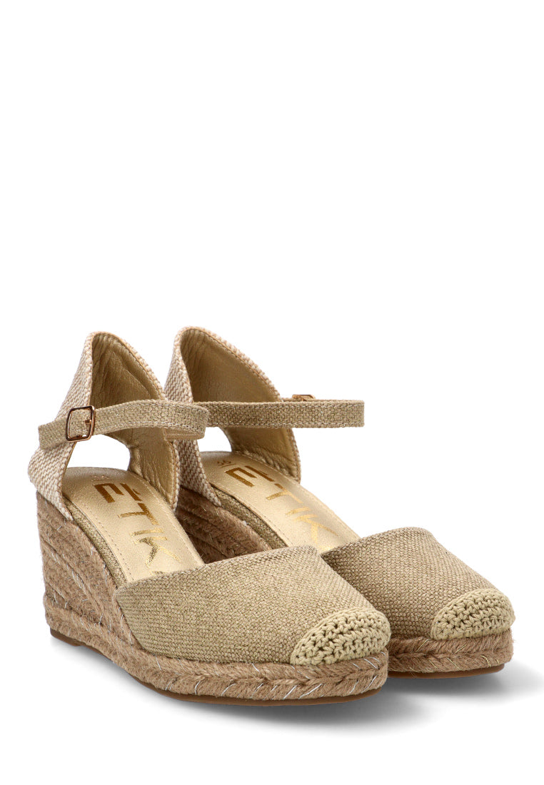 ESPARTEÑA MINORKA 01 20045, ETIKA MUJER, ORO