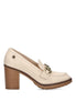 MOCASSINO CATENA 40501 PARIS 04 BEIGE TACCO ALTO Beige