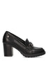 MOCASSINO CATENA 40501 PARIS 04 NERO TACCO ALTO Negro