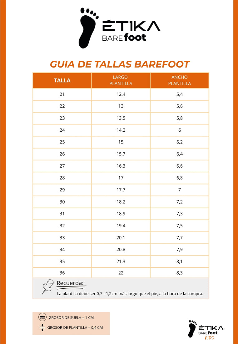 DEPORTIVA BAREFOOT FREE 01 ETIKA 52460, NIÑO GRIS
