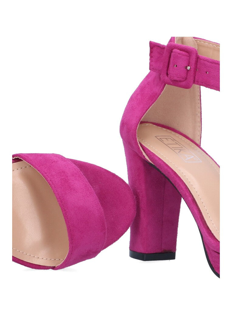 Sandalia Mujer Sandalias En Color Buganvilla Zapato De Fiesta